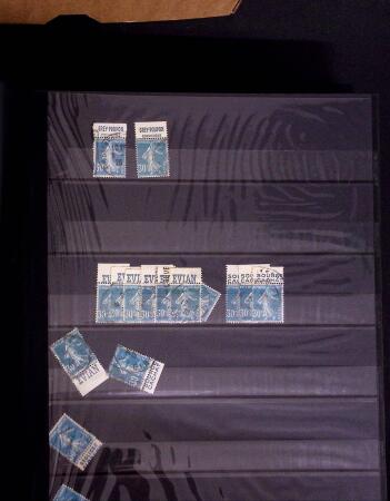 1925-1955, Collection de 750 timbres avec publicités, surtout