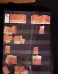1925-1955, Collection de 750 timbres avec publicités, surtout