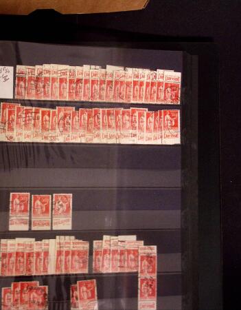 1925-1955, Collection de 750 timbres avec publicités, surtout