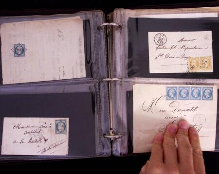 1855-1988 Accumulation de lettres en 2 cartons dont