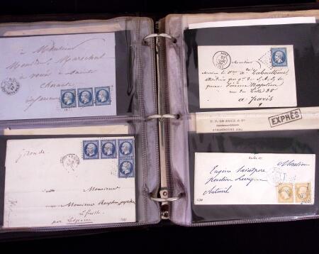 1855-1988 Accumulation de lettres en 2 cartons dont