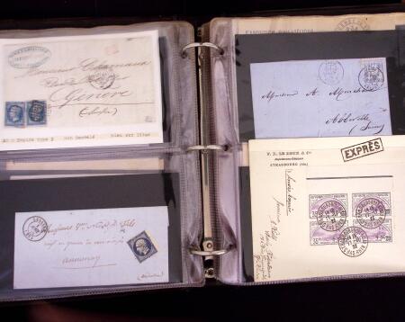 1855-1988 Accumulation de lettres en 2 cartons dont