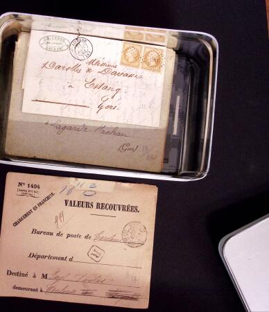 1855-1988 Accumulation de lettres en 2 cartons dont