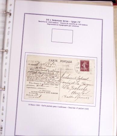 1855-1988 Accumulation de lettres en 2 cartons dont