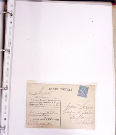 1855-1988 Accumulation de lettres en 2 cartons dont