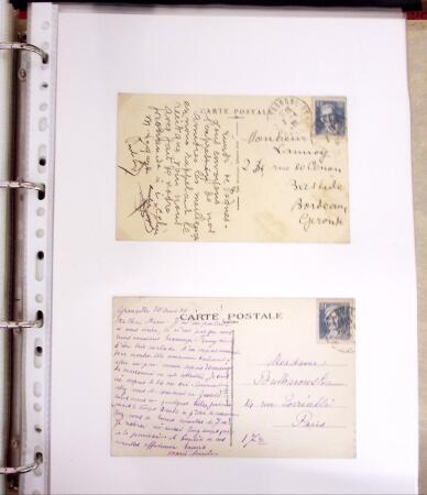 1855-1988 Accumulation de lettres en 2 cartons dont