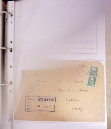 1855-1988 Accumulation de lettres en 2 cartons dont