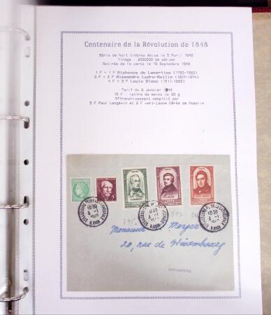 1855-1988 Accumulation de lettres en 2 cartons dont