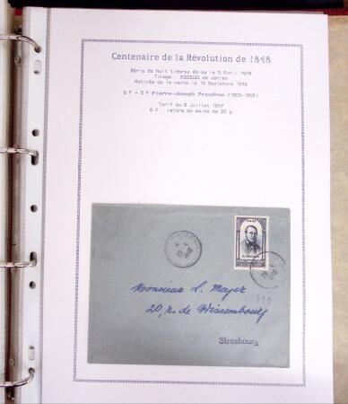 1855-1988 Accumulation de lettres en 2 cartons dont