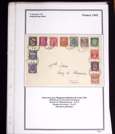 1855-1988 Accumulation de lettres en 2 cartons dont
