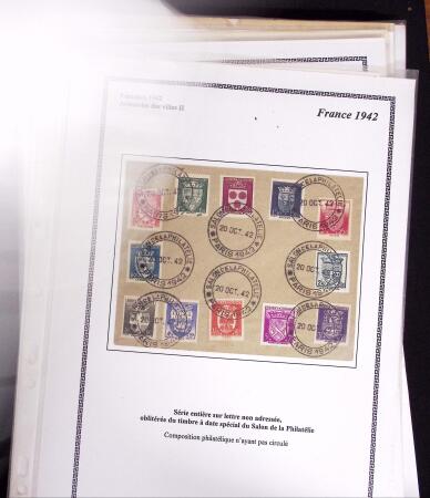 1855-1988 Accumulation de lettres en 2 cartons dont
