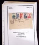 1855-1988 Accumulation de lettres en 2 cartons dont