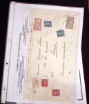 1855-1988 Accumulation de lettres en 2 cartons dont