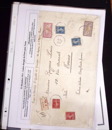 1855-1988 Accumulation de lettres en 2 cartons dont