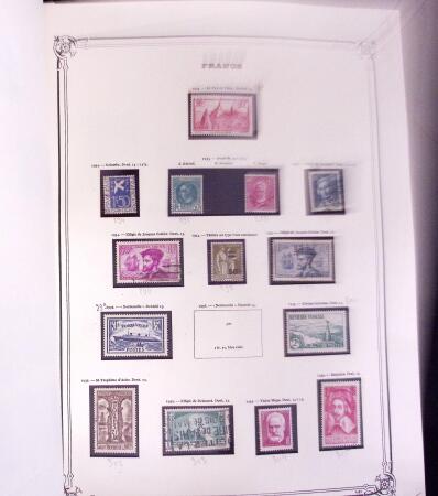1855-1969 Mint & used collection of France incl. pre-War