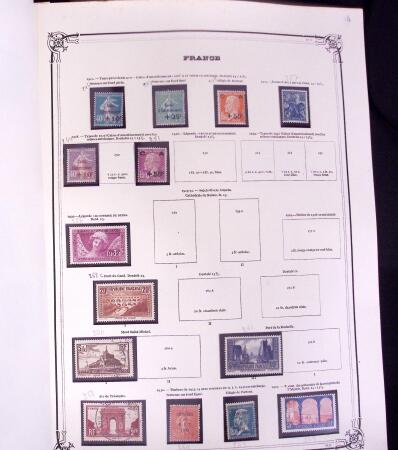 1855-1969 Mint & used collection of France incl. pre-War