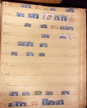1855-1876 Ancienne accumulation de +1500 losanges d'ambulant