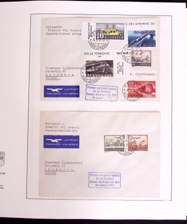 1919-72 Attractive AIRMAIL collection in four albums