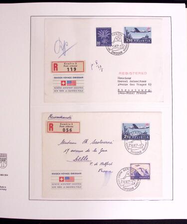 1919-72 Attractive AIRMAIL collection in four albums