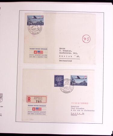 1919-72 Attractive AIRMAIL collection in four albums