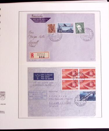 1919-72 Attractive AIRMAIL collection in four albums