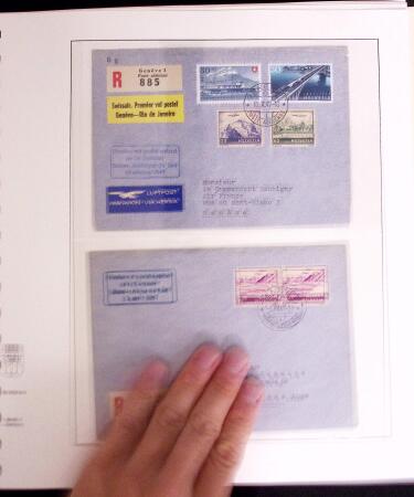 1919-72 Attractive AIRMAIL collection in four albums