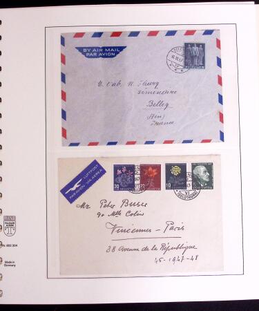 1919-72 Attractive AIRMAIL collection in four albums