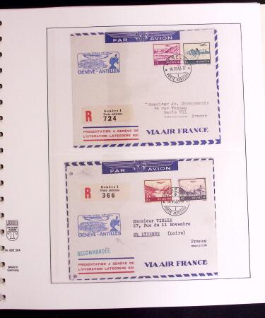 1919-72 Attractive AIRMAIL collection in four albums