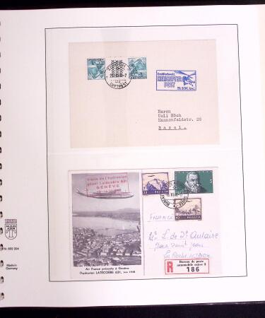 1919-72 Attractive AIRMAIL collection in four albums