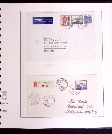 1919-72 Attractive AIRMAIL collection in four albums