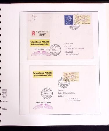 1919-72 Attractive AIRMAIL collection in four albums