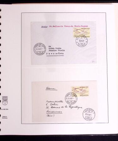 1919-72 Attractive AIRMAIL collection in four albums