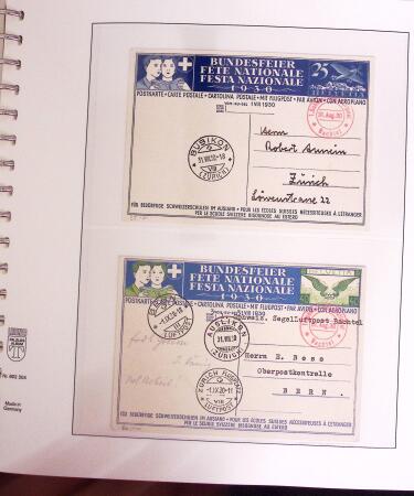 1919-72 Attractive AIRMAIL collection in four albums