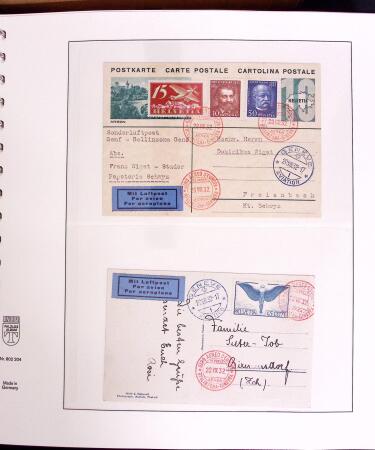 1919-72 Attractive AIRMAIL collection in four albums