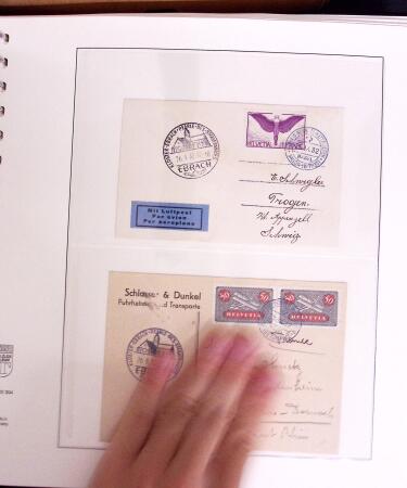 1919-72 Attractive AIRMAIL collection in four albums