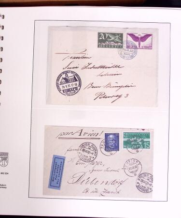 1919-72 Attractive AIRMAIL collection in four albums