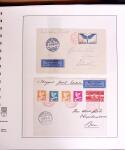 1919-72 Attractive AIRMAIL collection in four albums