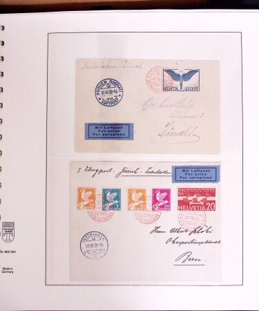 1919-72 Attractive AIRMAIL collection in four albums