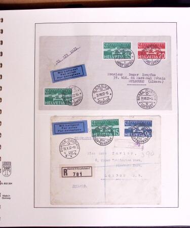 1919-72 Attractive AIRMAIL collection in four albums