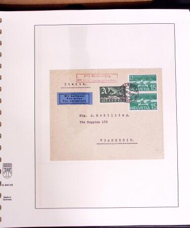 1919-72 Attractive AIRMAIL collection in four albums