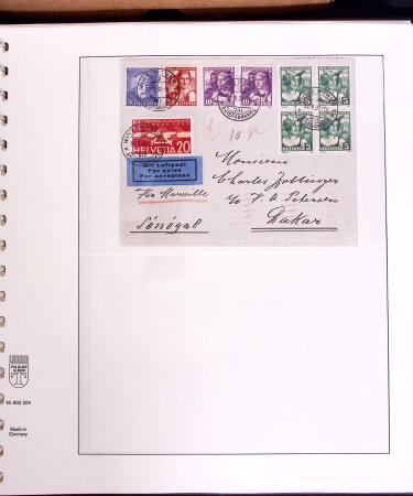 1919-72 Attractive AIRMAIL collection in four albums