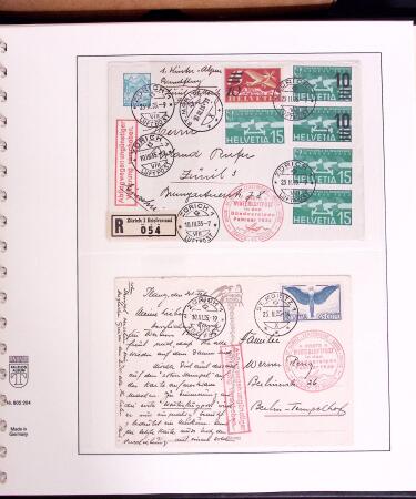 1919-72 Attractive AIRMAIL collection in four albums