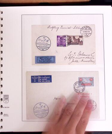 1919-72 Attractive AIRMAIL collection in four albums