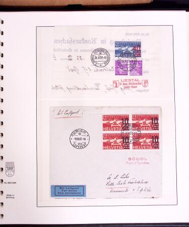 1919-72 Attractive AIRMAIL collection in four albums