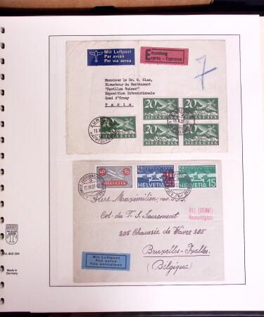 1919-72 Attractive AIRMAIL collection in four albums