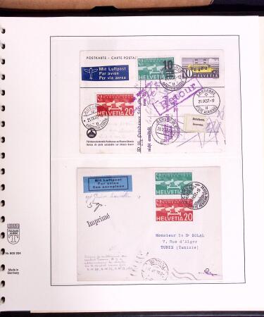 1919-72 Attractive AIRMAIL collection in four albums