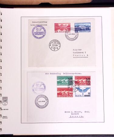 1919-72 Attractive AIRMAIL collection in four albums