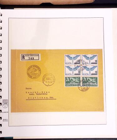 1919-72 Attractive AIRMAIL collection in four albums