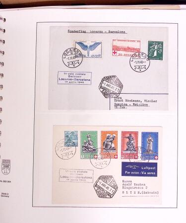 1919-72 Attractive AIRMAIL collection in four albums