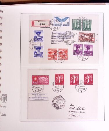1919-72 Attractive AIRMAIL collection in four albums